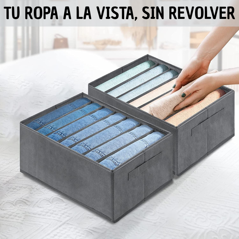 Pack 3 Organizadores de Tela – Ahorra espacio en tu Closet