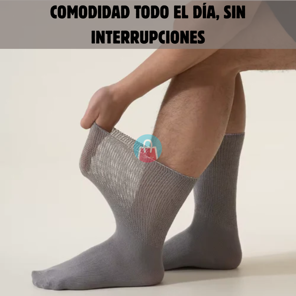 Calcetines para Diabético x12 – Sin Costuras ni Elásticos