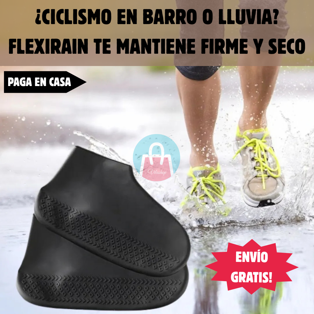 Cubre calzado FlexiRain – Antideslizante, impermeable y sin sacrificar estilo 👟💦 (Talla L)