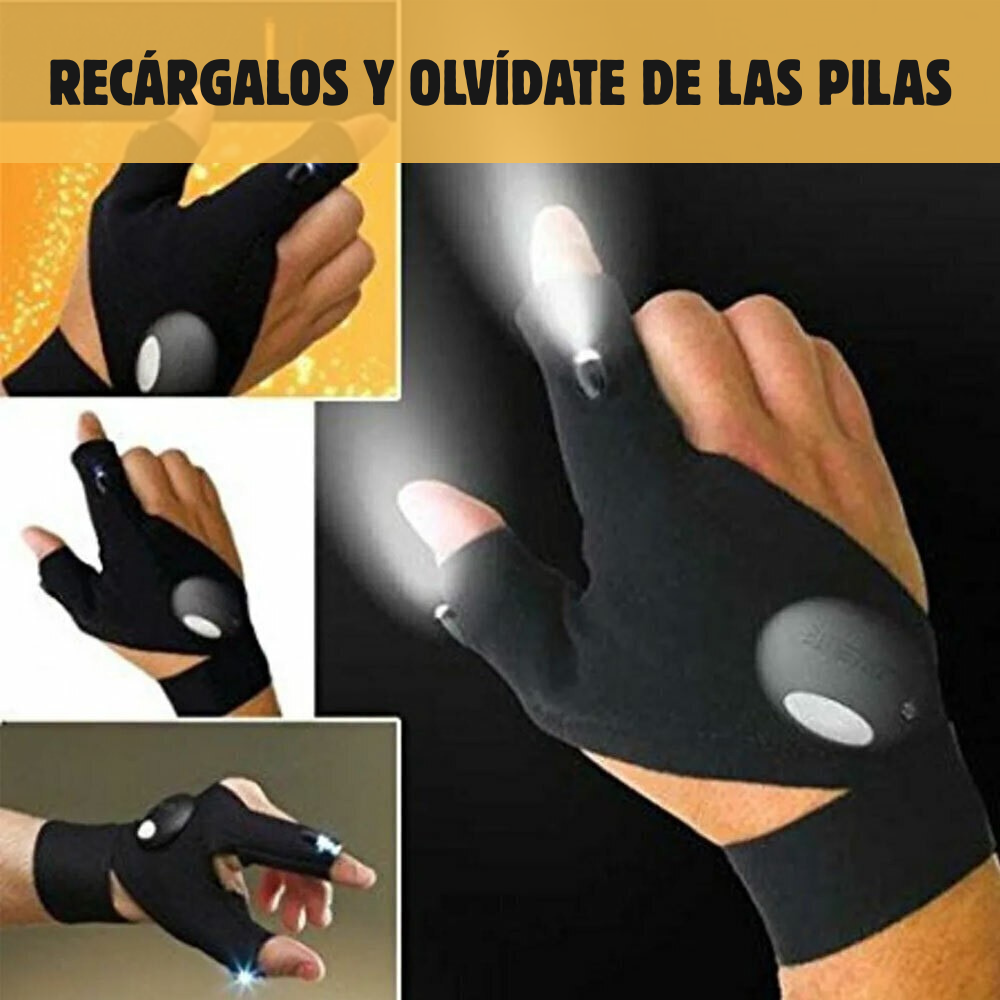 🔦 TorchGloves – Luz inmediata ✨ y manos libres 🙌 para cualquier tarea 🔧