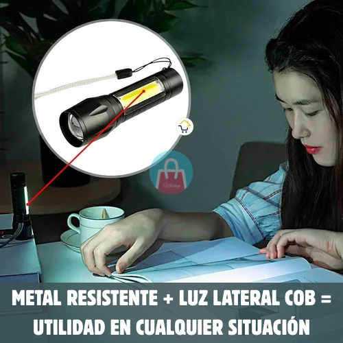 🔦 Pack x2 Mini Linterna LumiTact – Luz extrema y portátil para cualquier situación 💥