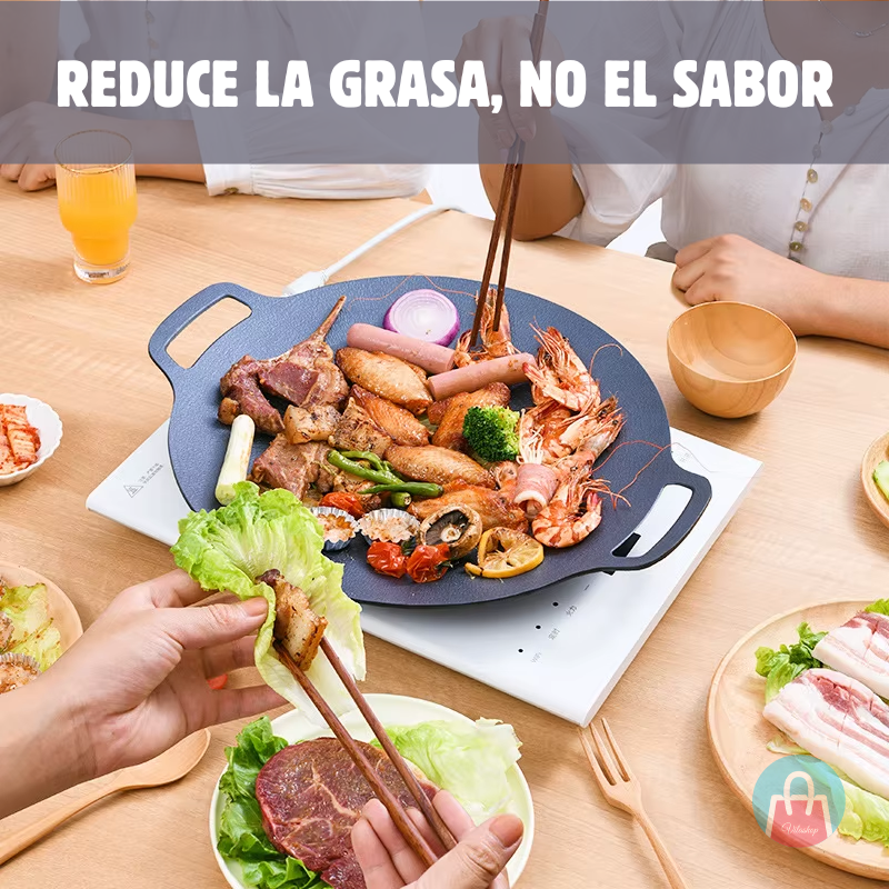 Parrilla Coreana sin Humo y sin Grasa – Cocina carnes y verduras – Sabores intensos sin aceite en solo minutos ✅