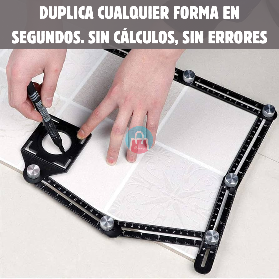🛠️ Regla Multiangulo TrazaFix – Precisión profesional desde el primer uso 🔧📏