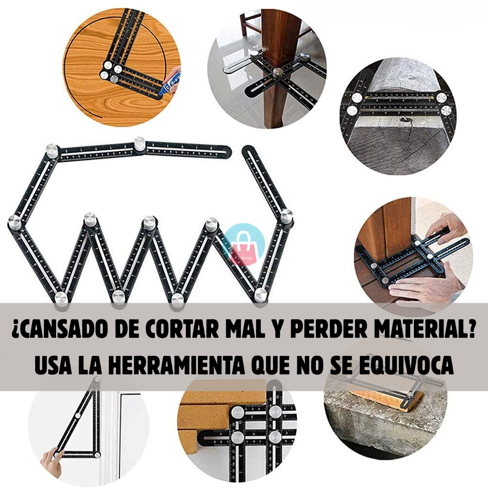 🛠️ Regla Multiangulo TrazaFix – Precisión profesional desde el primer uso 🔧📏