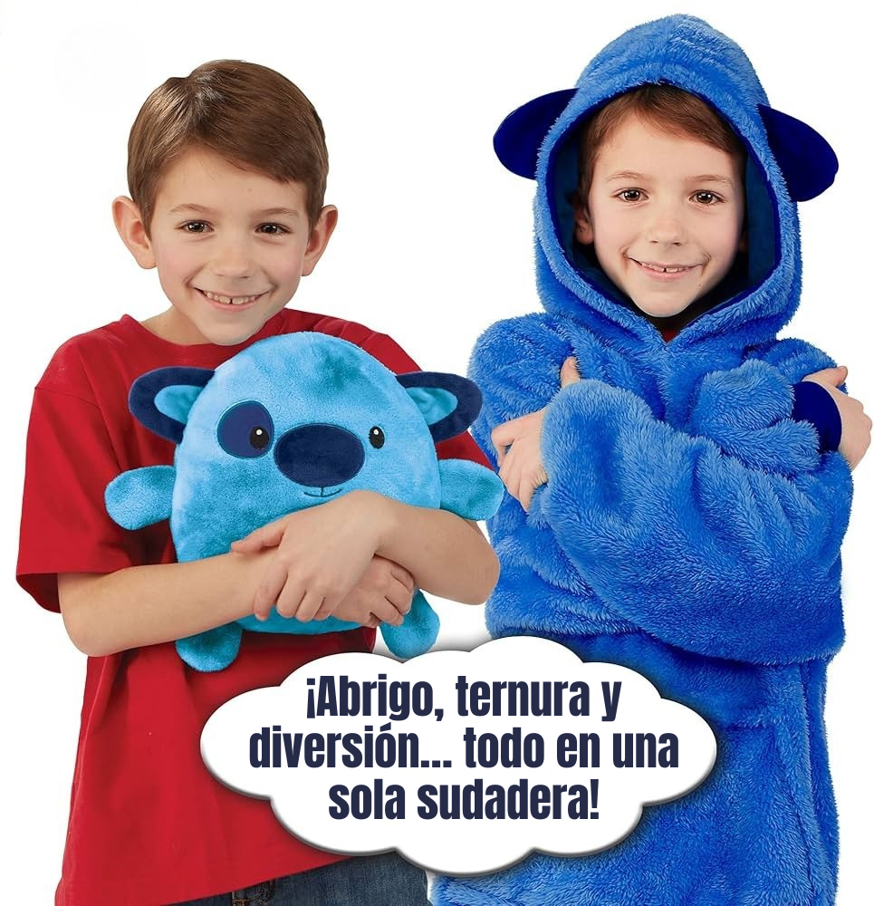 Sudadera con Capucha Animal Buddy 🐾🧒🧸 – La sudadera que combina calor 🔥 y juego 🎉 en un solo abrazo 🤗