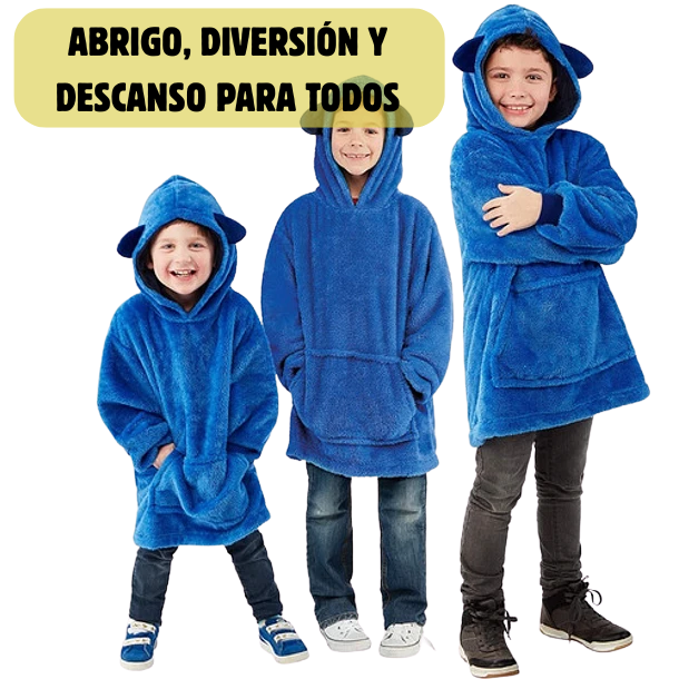 Sudadera con Capucha Animal Buddy 🐾🧒🧸 – La sudadera que combina calor 🔥 y juego 🎉 en un solo abrazo 🤗