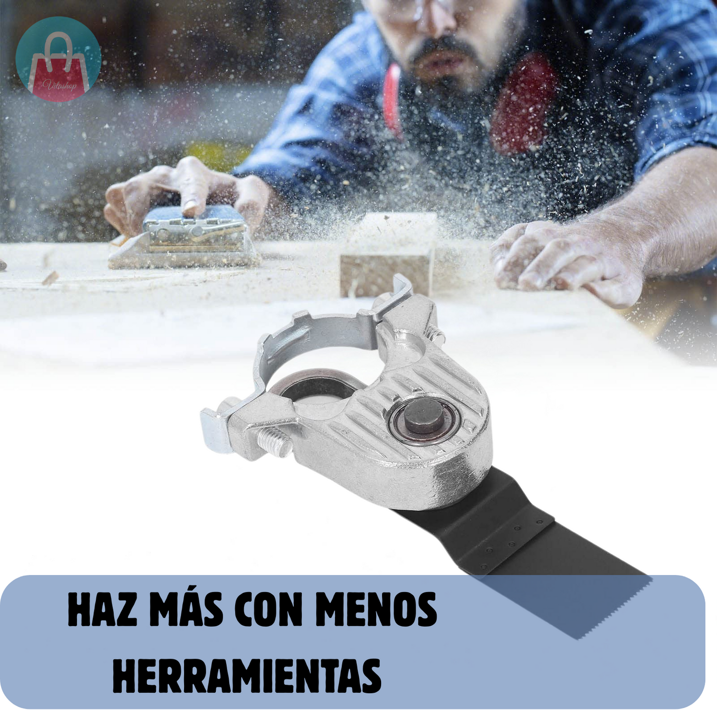 Kit Adaptador para Esmeriladora – Convierte tu esmeril en una sierra osciladora – Más funciones sin gastar de más