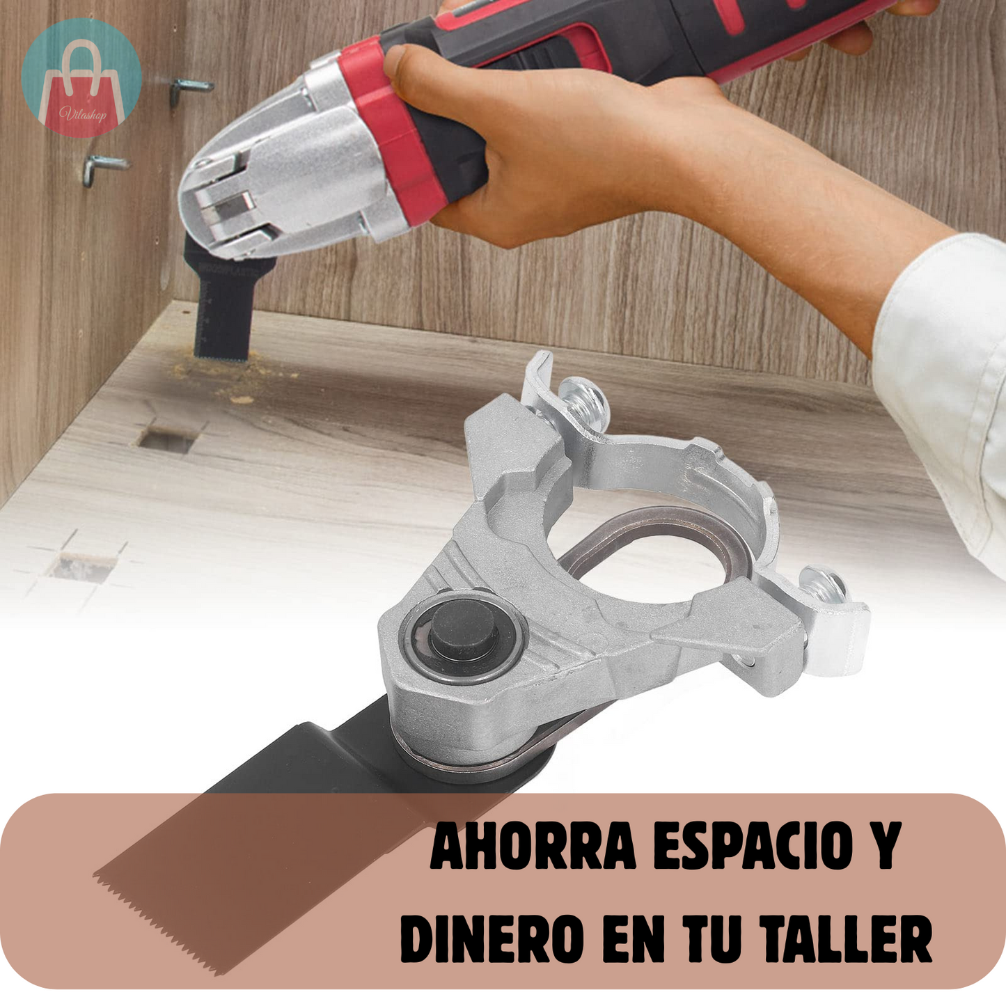 Kit Adaptador para Esmeriladora – Convierte tu esmeril en una sierra osciladora – Más funciones sin gastar de más