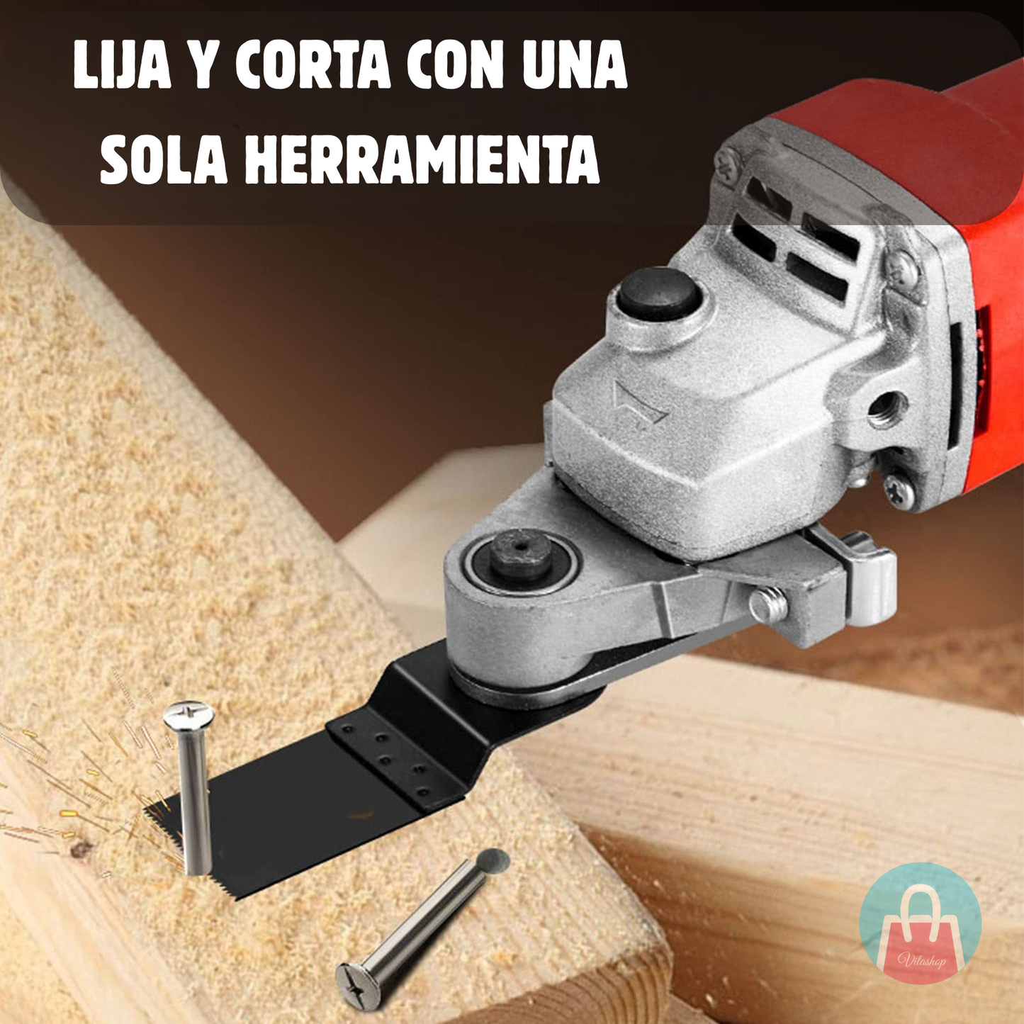 Kit Adaptador para Esmeriladora – Convierte tu esmeril en una sierra osciladora – Más funciones sin gastar de más