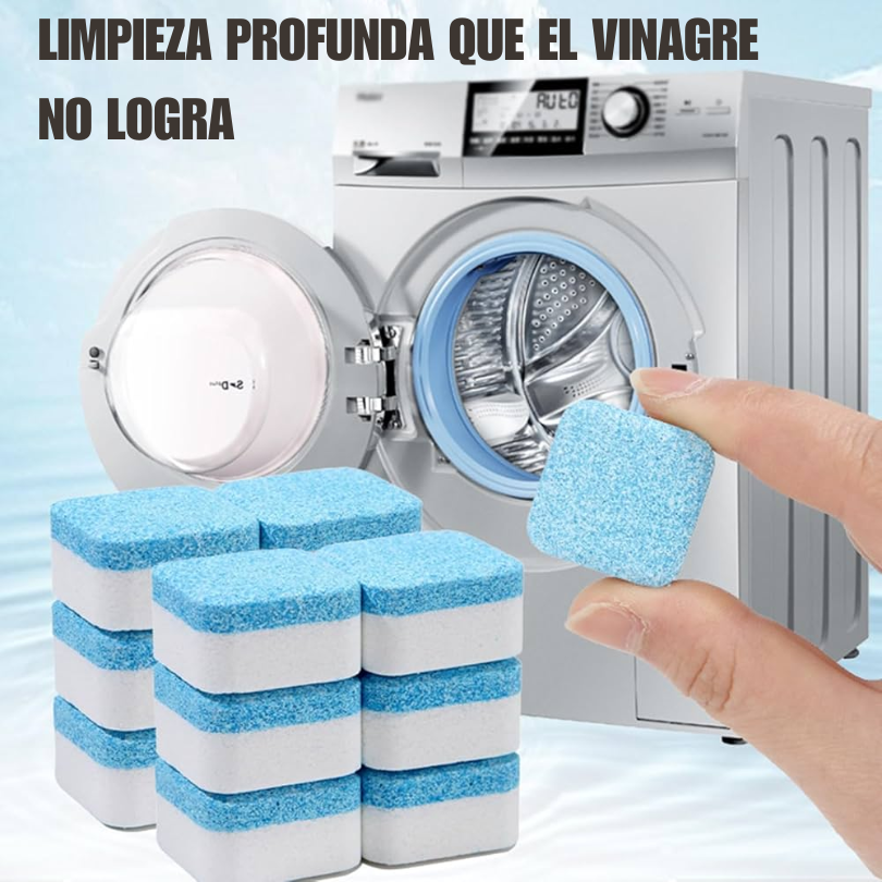 Tabletas Limpieza de Lavadora – Elimina olores y residuos