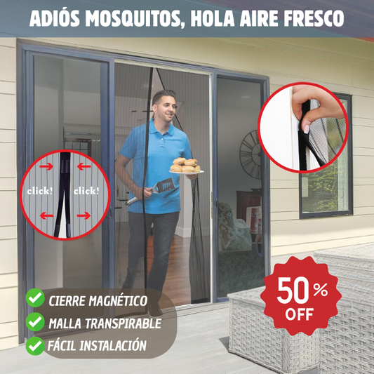 Mosquitera Magnética para Puertas – Bloquea insectos