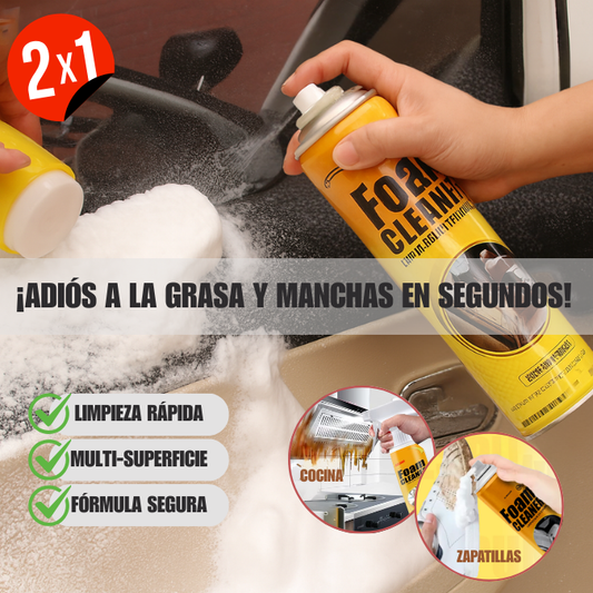Limpiador en Espuma – Quita grasa y manchas
