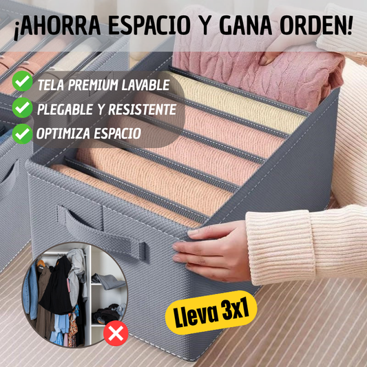 Pack 3 Organizadores de Tela – Ahorra espacio en tu Closet
