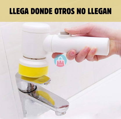 Cepillo Limpiador Eléctrico – Elimina suciedad difícil – Cocina y baño relucientes en minutos sin esfuerzo