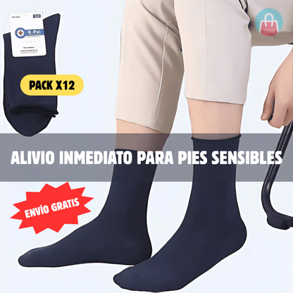 Calcetines para Diabético x12 – Sin Costuras ni Elásticos