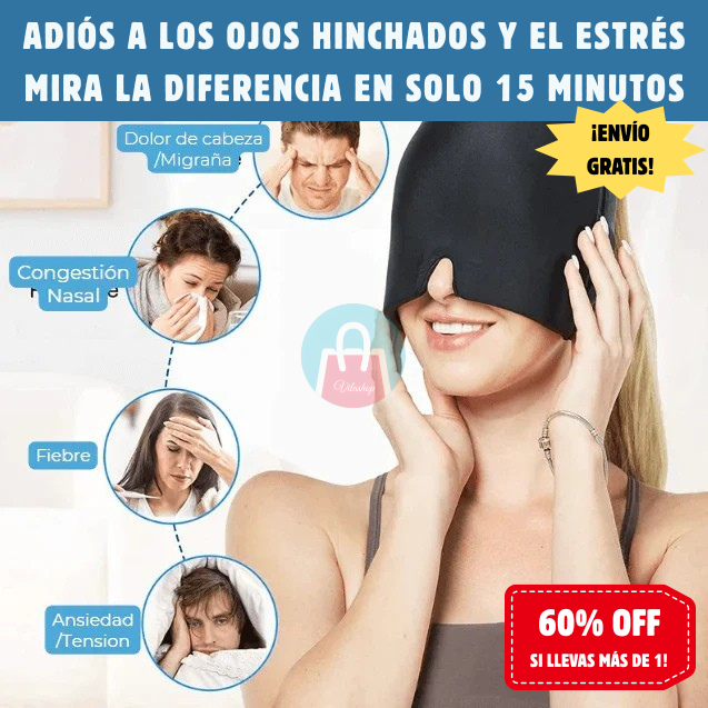 🧊 Gorro de gel GelZen – Alivia tu migraña en minutos, sin pastillas 💆‍♀️