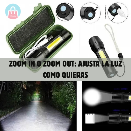 🔦 Pack x2 Mini Linterna LumiTact – Luz extrema y portátil para cualquier situación 💥