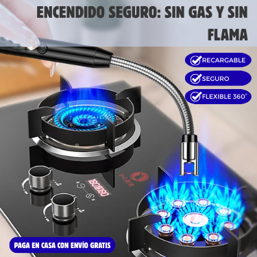 Chispero Eléctrico USB - Prende sin Flama y sin Gas